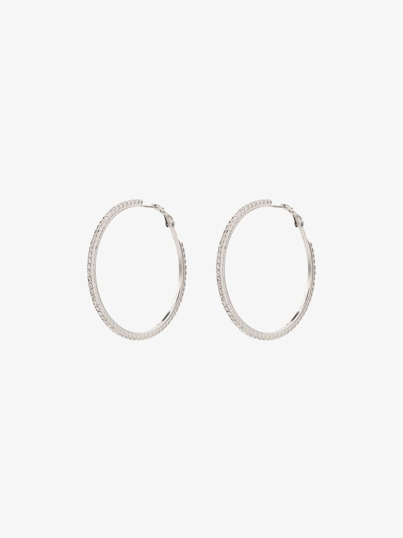 Crystal Hoop Earrings
