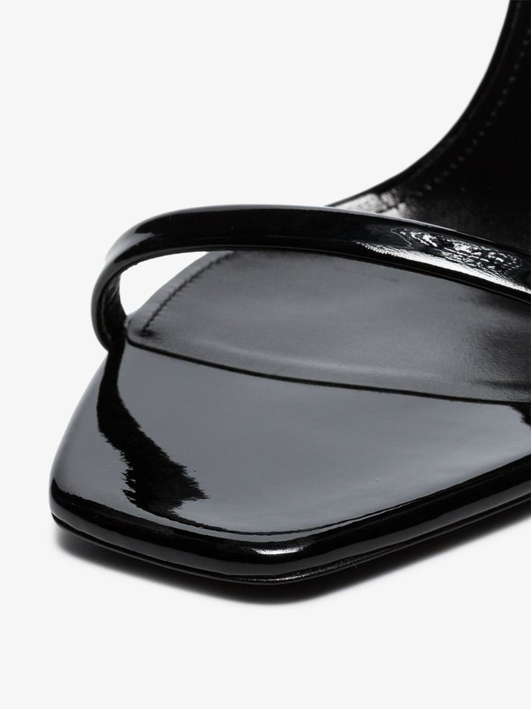 Black Opyum 110 Patent Leather Sandals
