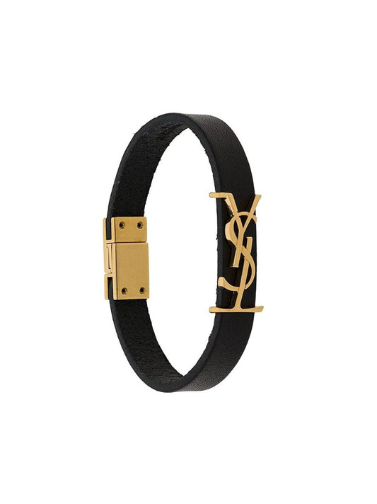Black Opyum Leather Bracelet