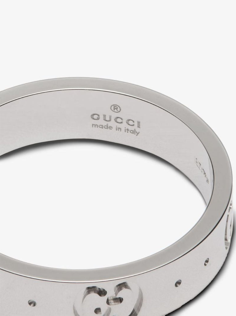 18k White Gold Gg Ring
