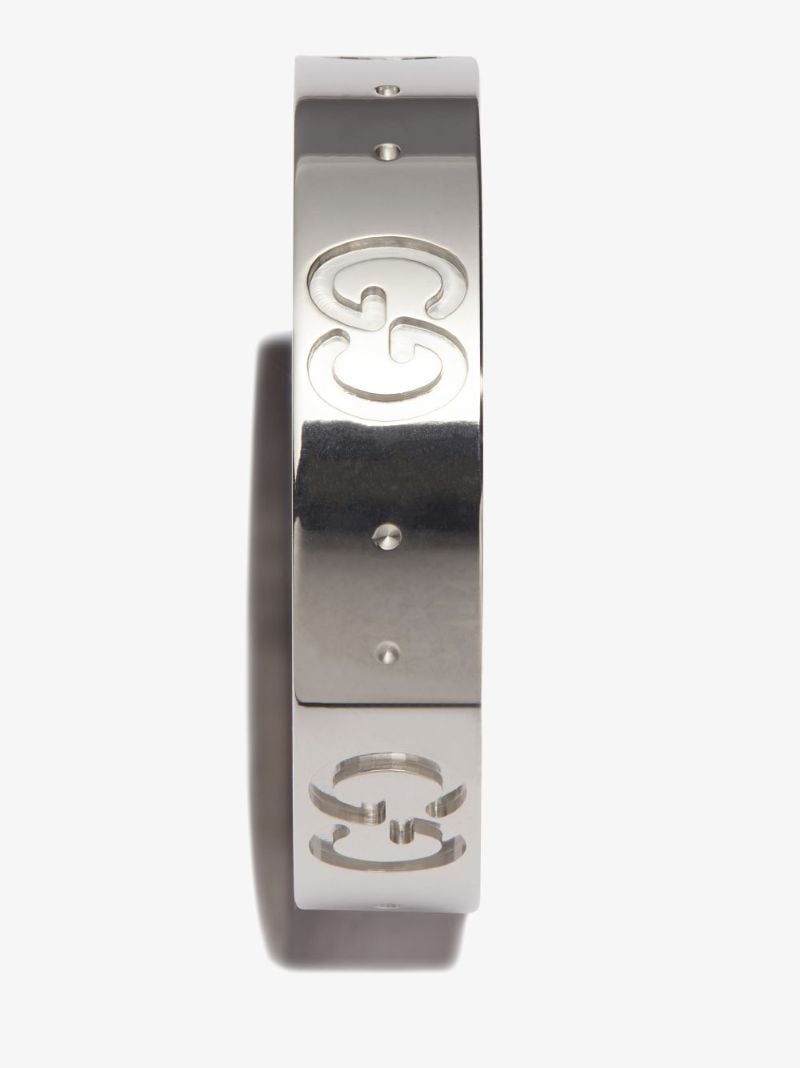 18k White Gold Gg Ring