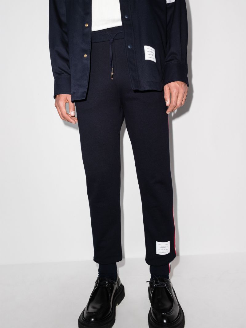Side Stripe Cotton Track Pants