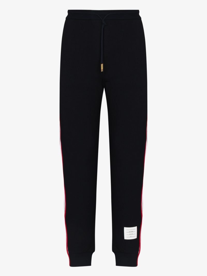Side Stripe Cotton Track Pants