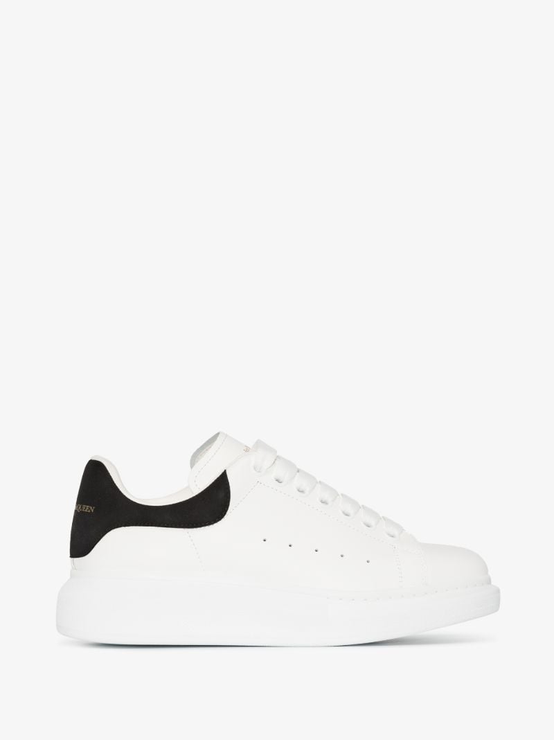 White and Black Oversized Sneakers