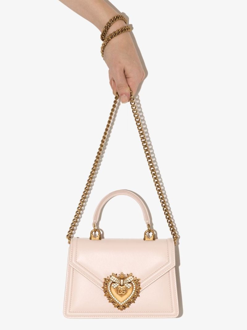 Pink Devotion Leather Top Handle Bag