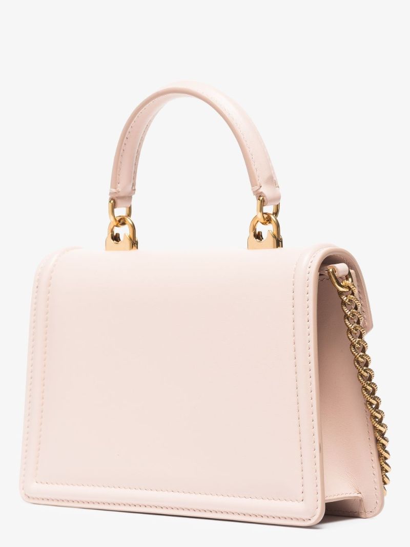 Pink Devotion Leather Top Handle Bag