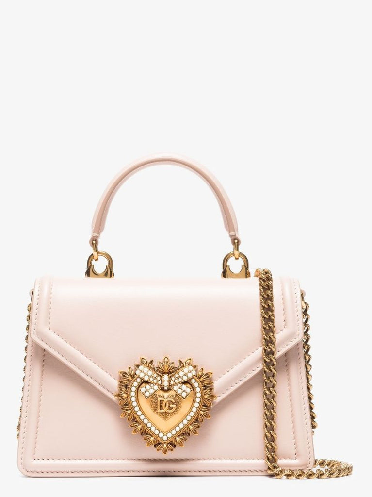 Pink Devotion Leather Top Handle Bag