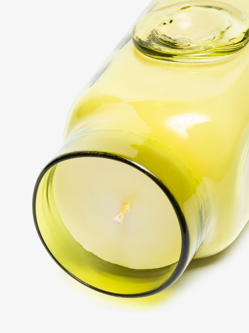 Yellow and White Dark Bouquet Candle