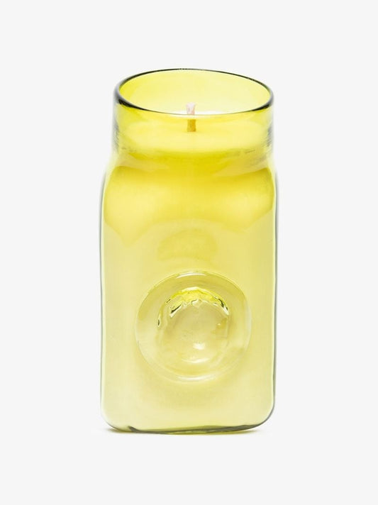 Yellow and White Dark Bouquet Candle