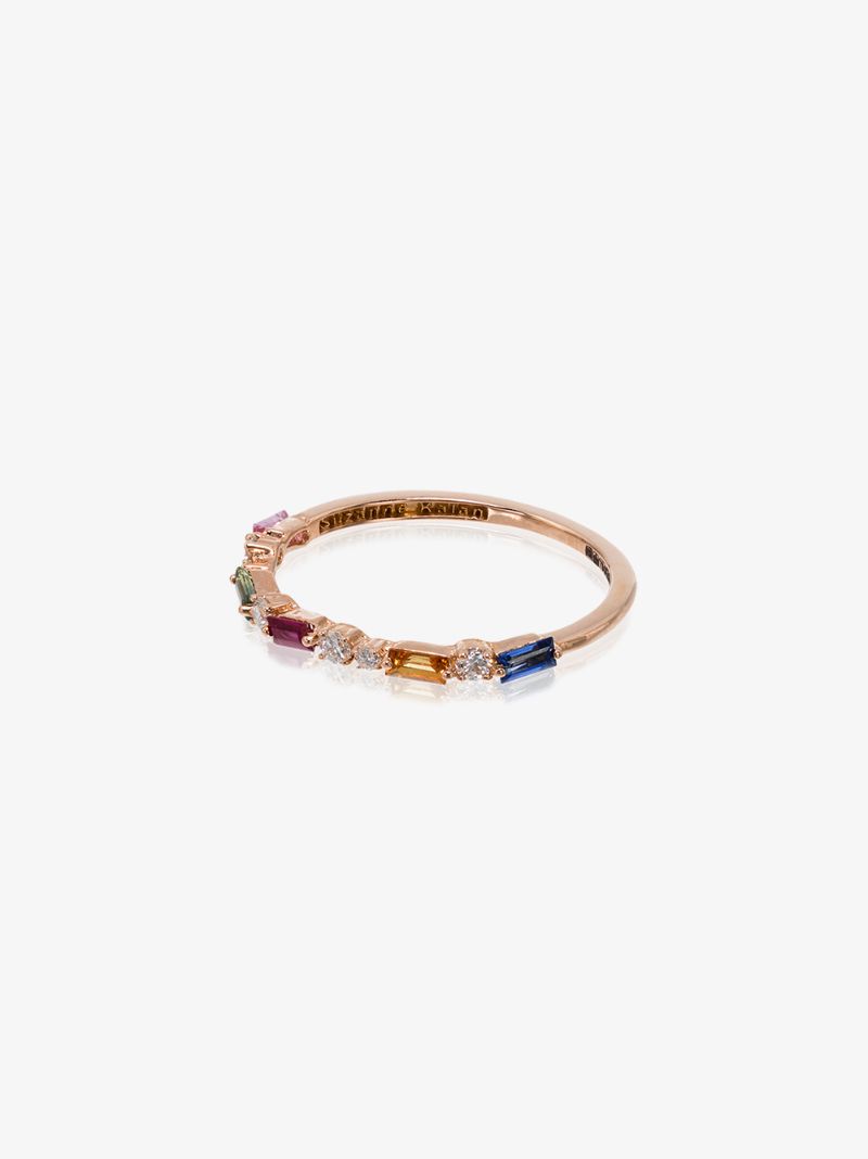 18k Rose Gold Fireworks Diamond Ring