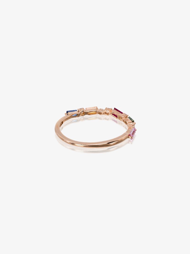 18k Rose Gold Fireworks Diamond Ring