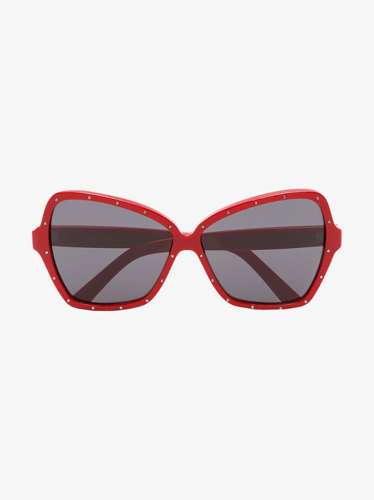 Red Butterfly Studded Sunglasses