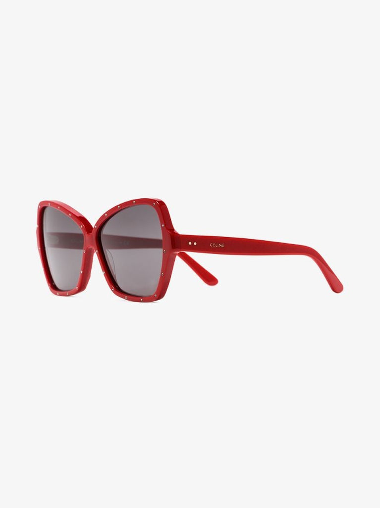 Red Butterfly Studded Sunglasses