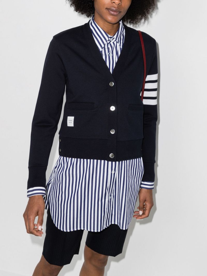 4-bar Stripe Cardigan