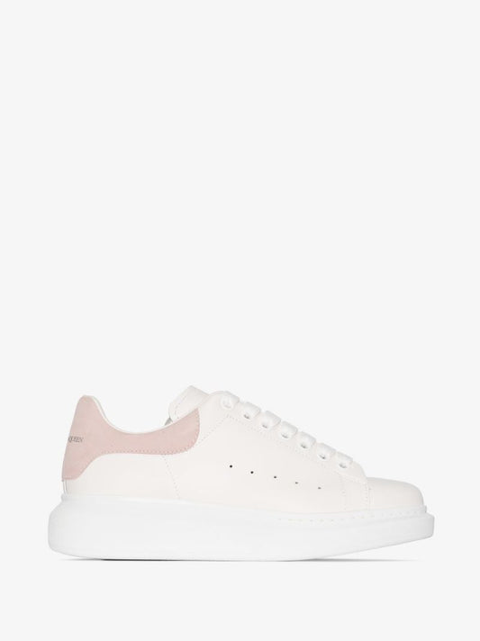 White and Pink Oversized Sneakers