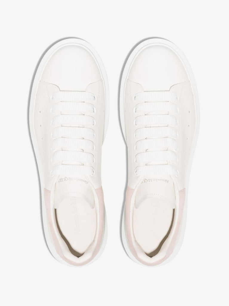 White and Pink Oversized Sneakers