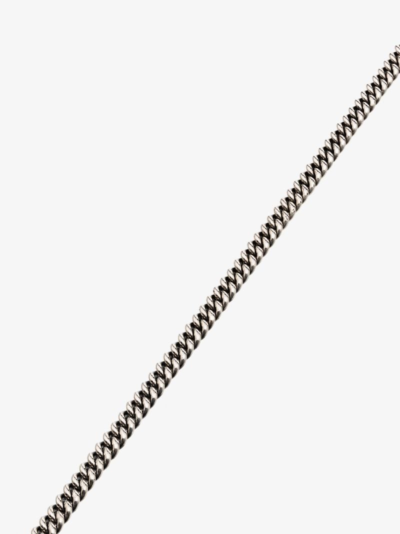 14k Yellow Gold and Sterling Silver Chain Necklace