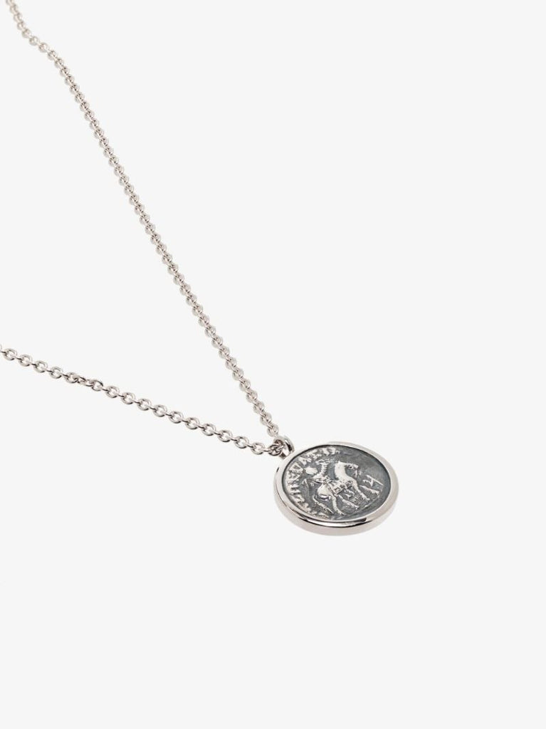 Sterling Silver Coin Pendant Necklace