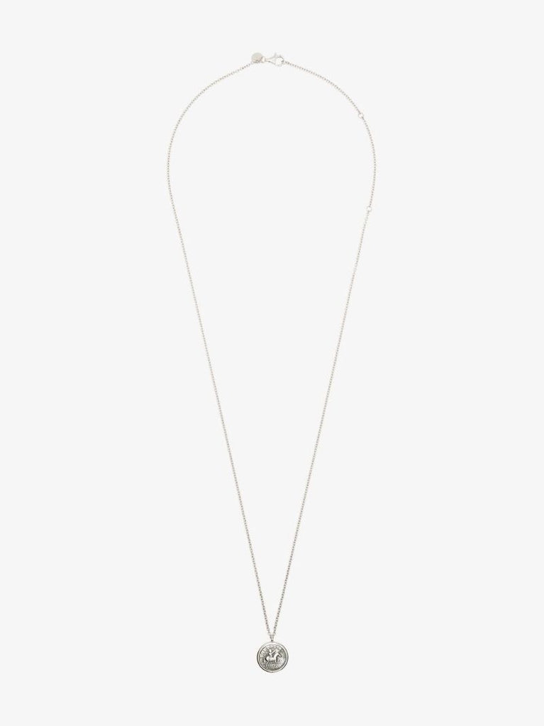 Sterling Silver Coin Pendant Necklace