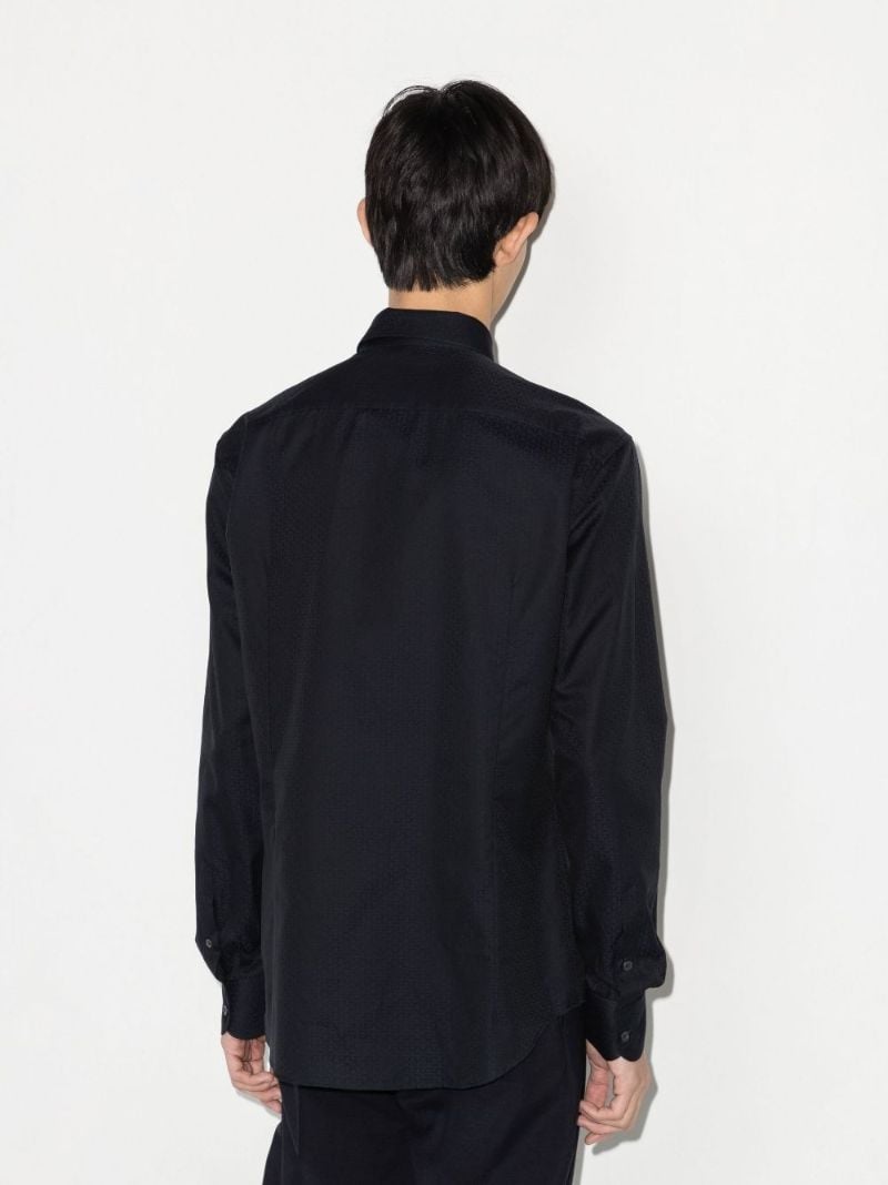 Black Gancini Long Sleeve Shirt