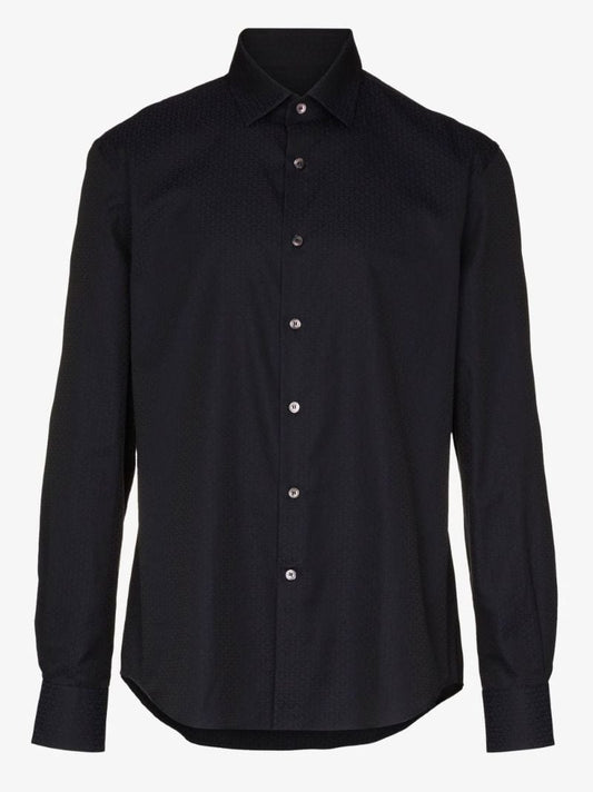 Black Gancini Long Sleeve Shirt