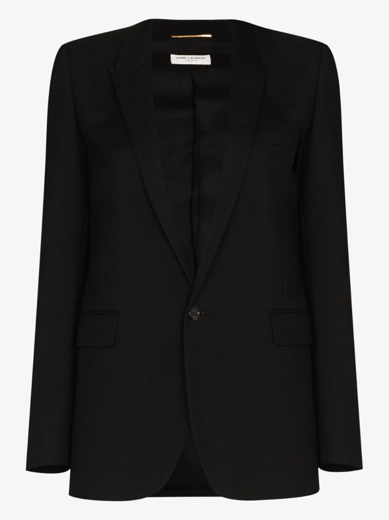 Black Classique Virgin Wool Blazer