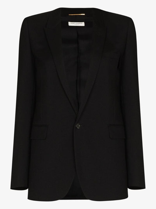 Black Classique Virgin Wool Blazer