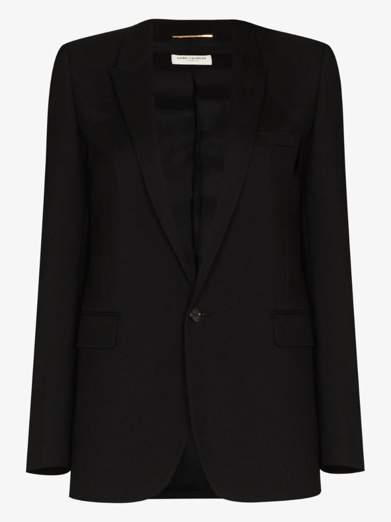 Black Classique Virgin Wool Blazer