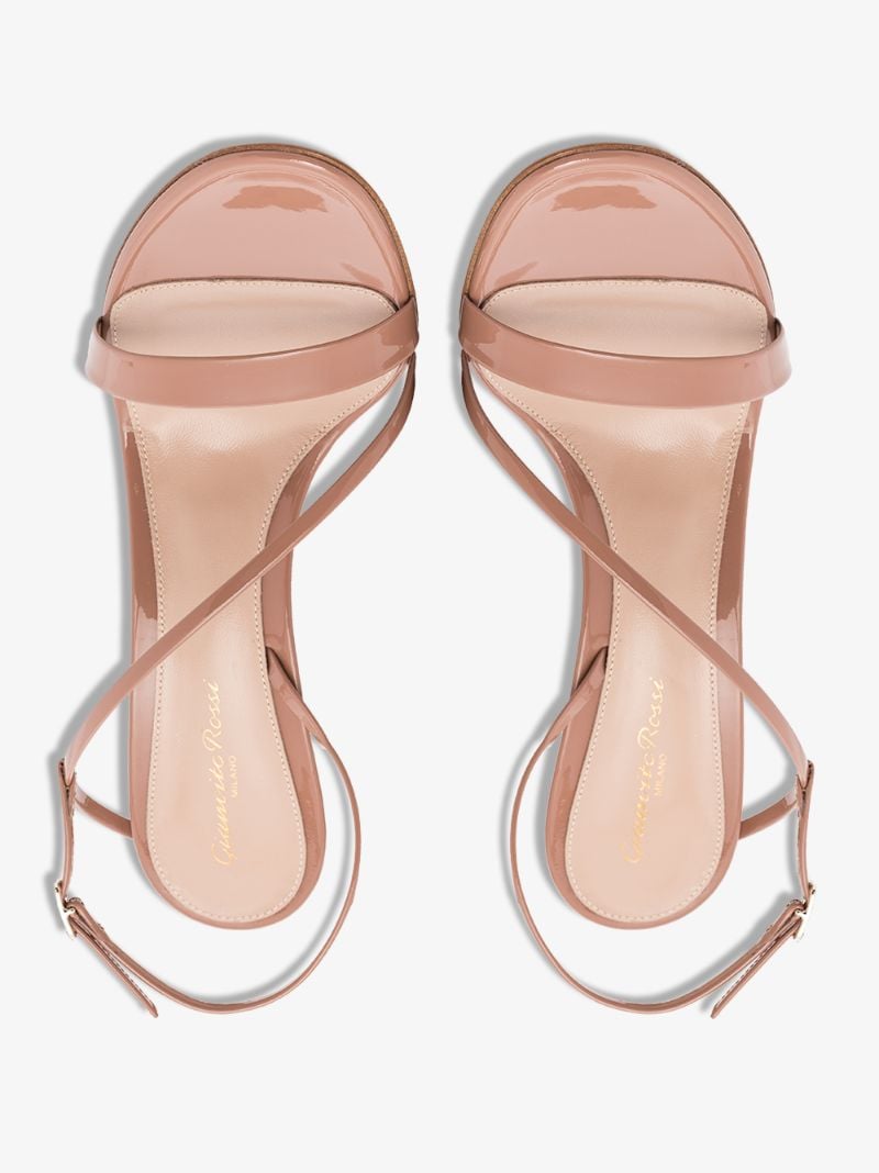 Nude Manhattan 85 Patent Leather Sandals