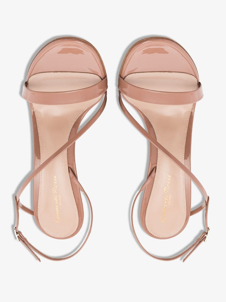 Nude Manhattan 85 Patent Leather Sandals