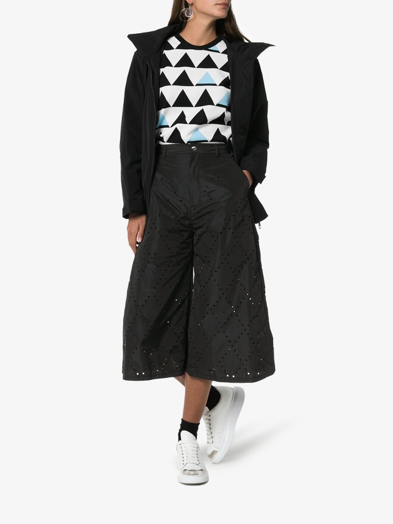 Cutout Cropped Trousers