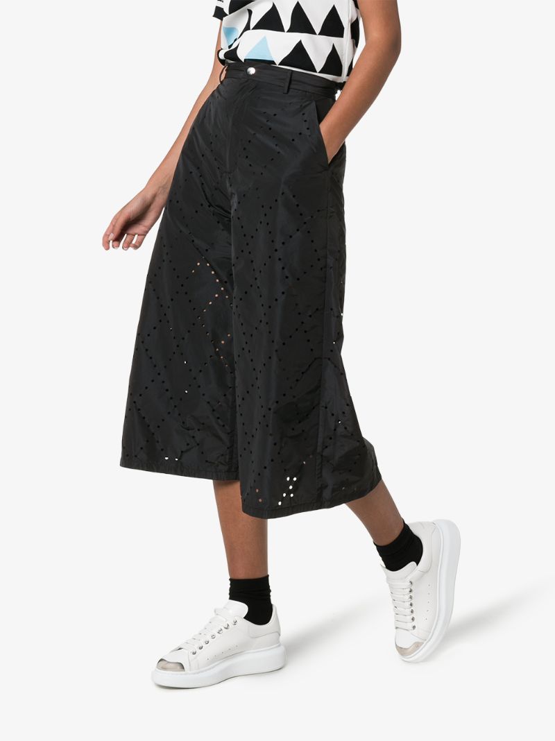 Cutout Cropped Trousers
