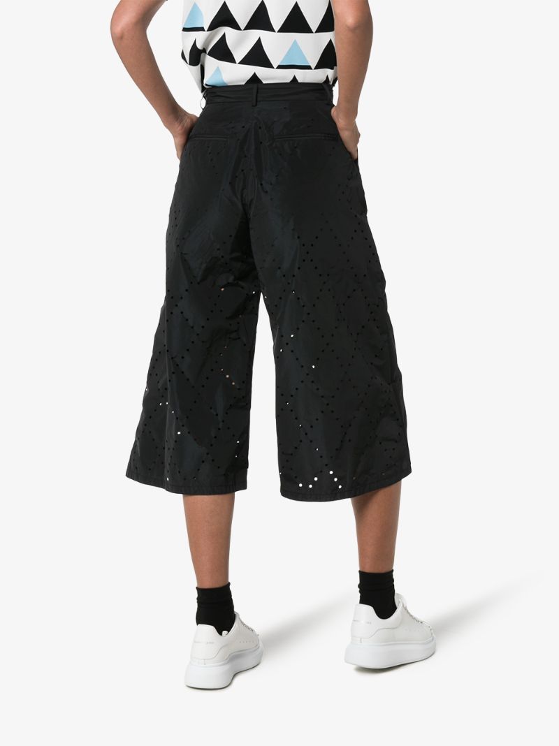 Cutout Cropped Trousers