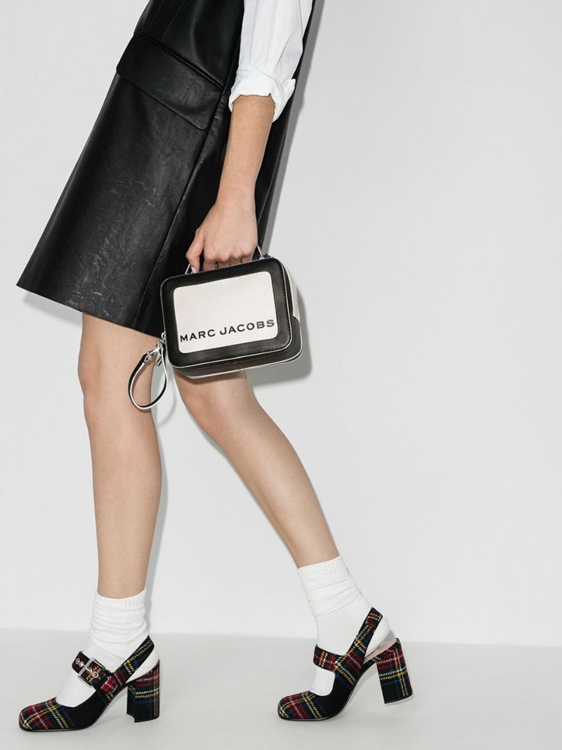 Black and White the Box 20 Cross Body Bag