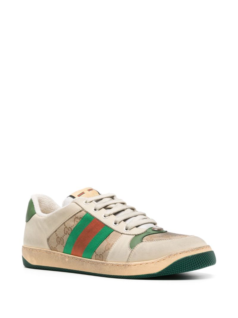 Neutral Screener Leather Sneakers