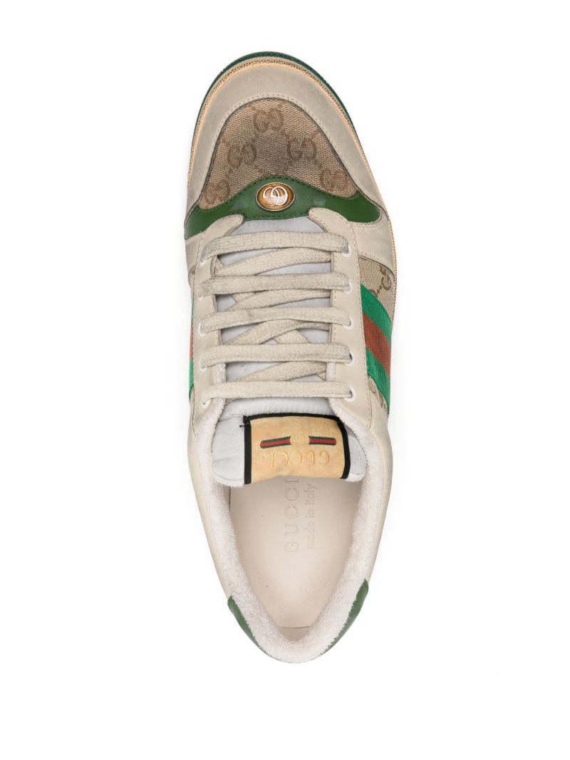 Neutral Screener Leather Sneakers