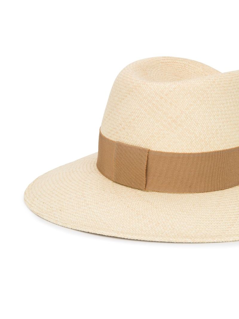 Neutral Logo Plaque Straw Hat