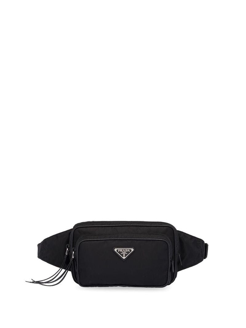 Black Nylon Cross Body Bag