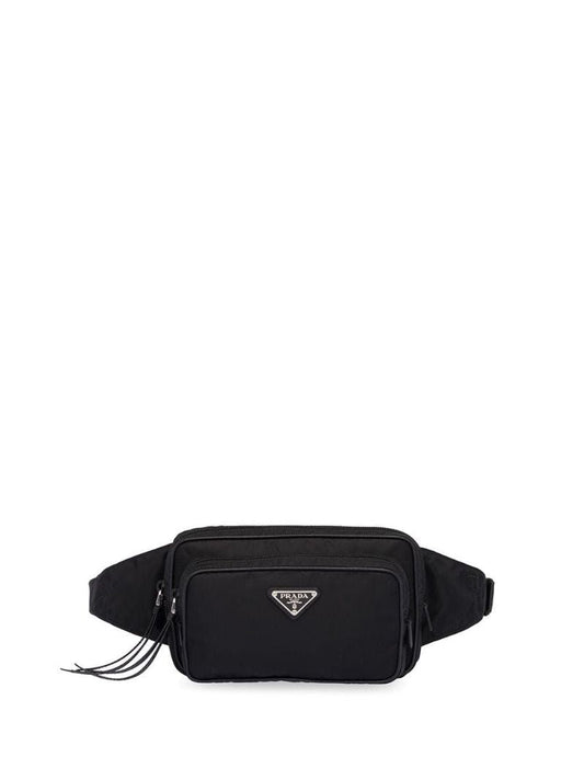 Black Nylon Cross Body Bag