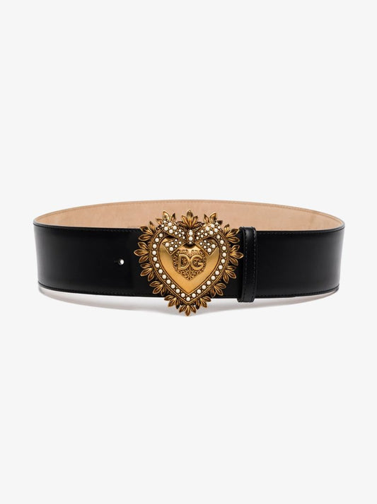 Black Devotion Leather Belt