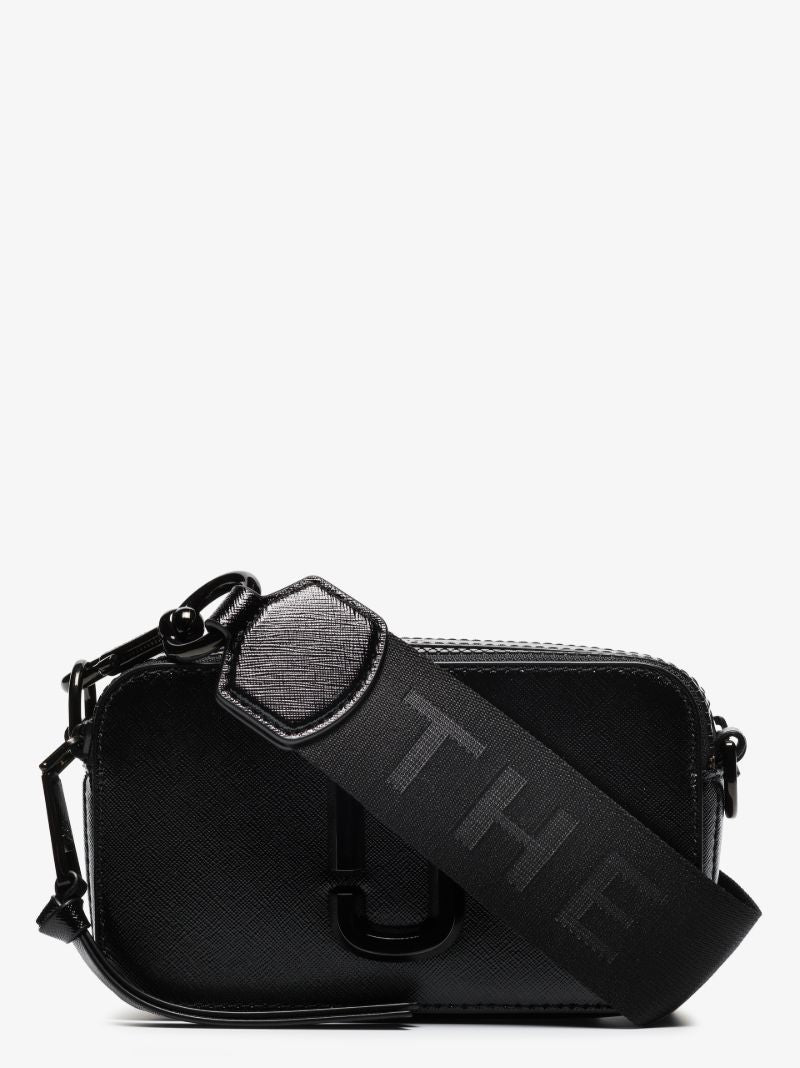 Black the Snapshot Leather Cross Body Bag