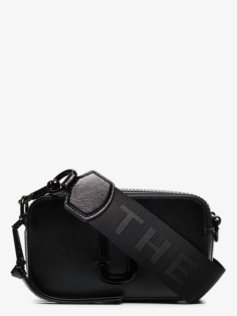 Black the Snapshot Leather Cross Body Bag