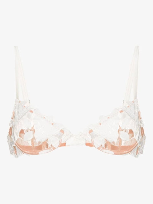 Lily Embroidered Plunge Demi Bra