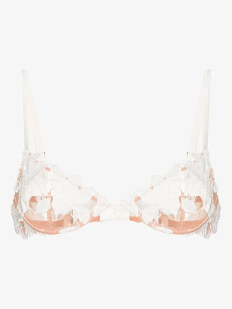Lily Embroidered Plunge Demi Bra