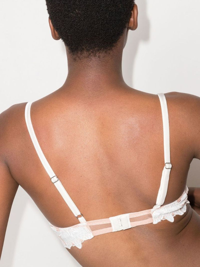 Lily Embroidered Plunge Demi Bra