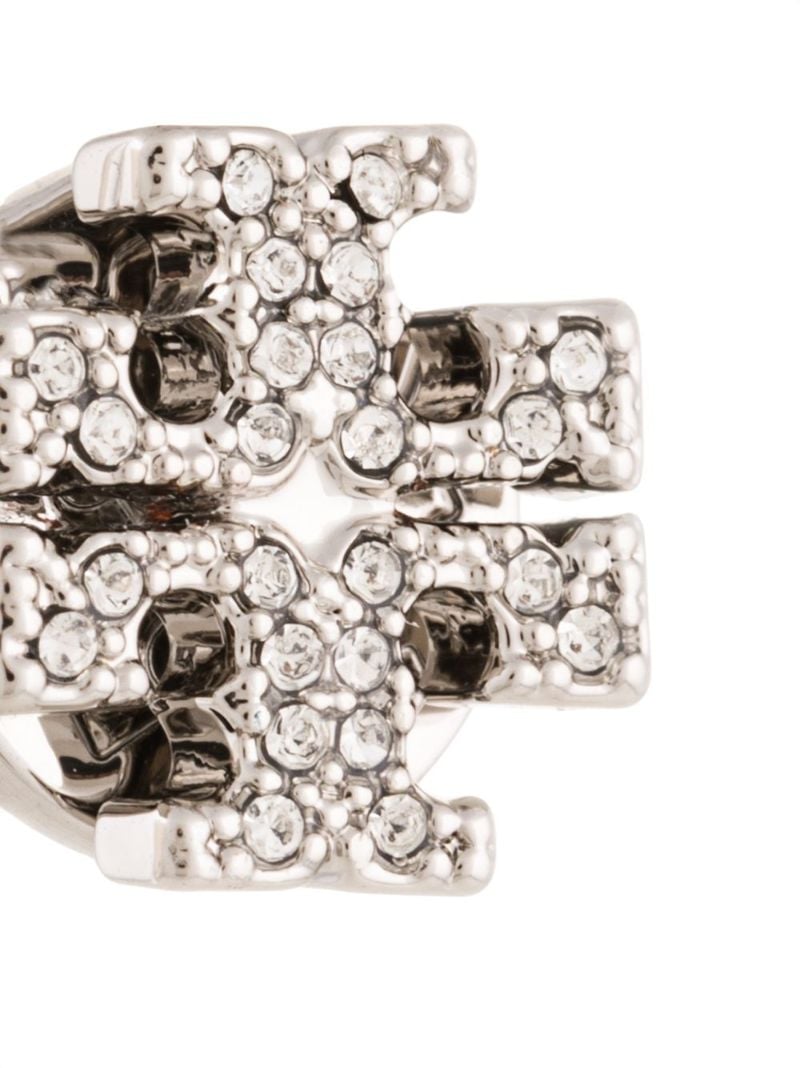 Silver-tone Kira Crystal Stud Earrings