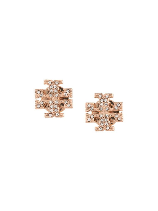 Rose Gold-tone Kira Crystal Stud Earrings