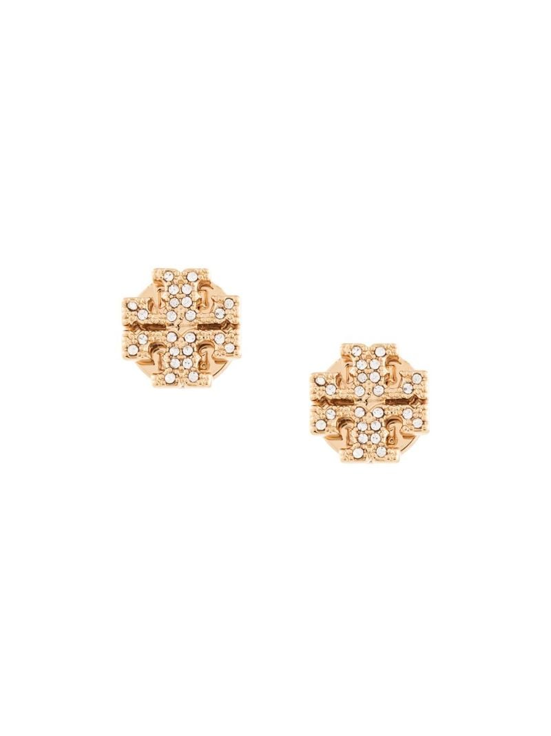 Gold-tone Kira Crystal Stud Earrings