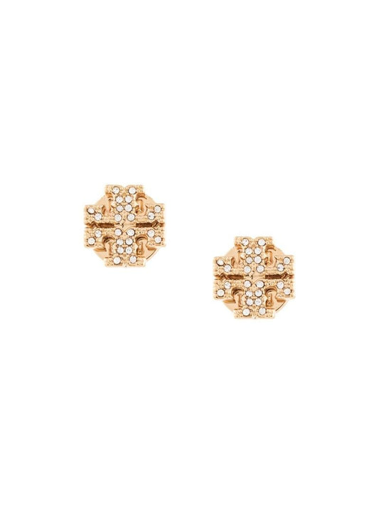 Gold-tone Kira Crystal Stud Earrings