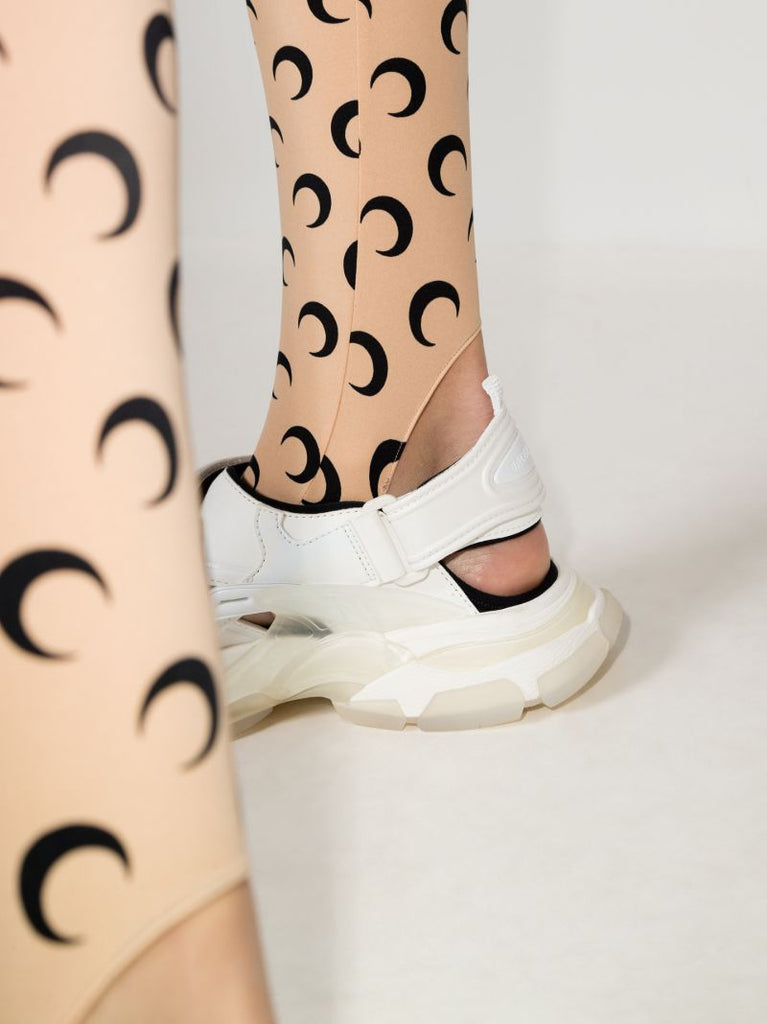 Crescent Moon Print Leggings
